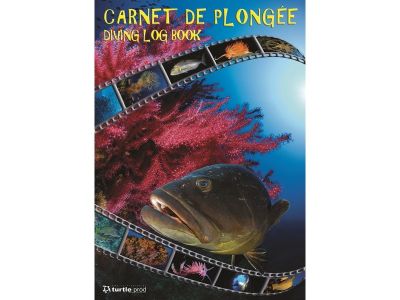 Carnet de plong�e M�diterran�e Turtle Prod � 58 plong�es