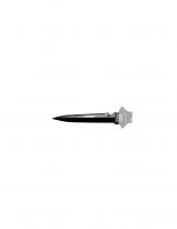 Couteau de plong&eacute;e Cressi Finisher � Lame japonaise 420 noire avec coupe-fil