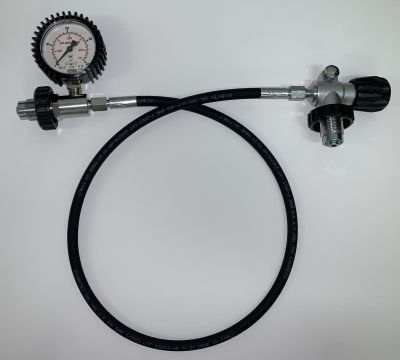 Lyre De Transfert Avec Manom�tre et et vanne de laminage Version DIN/DIN 