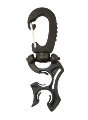 Mousqueton porte flexible
