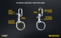 Mousqueton X Deep BOLT SNAP NX SERIES FOR STAGE/SM