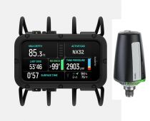 Ordinateur Suunto NAUTIC Bungee + Tank pod