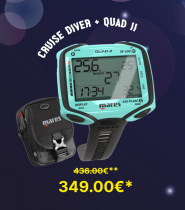 PACK DE NOEL Ordinateur QUAD 2 MARES + sacoche CRUISE DIVER