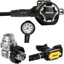 Pack Détendeur Mares Dual Adj 62X DIN + Octo SXS