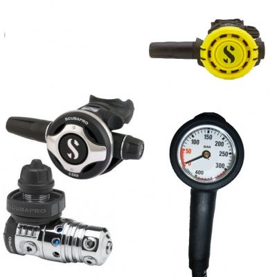  Pack D�tendeur Scubapro MK25 EVO S 600 + Octo R195 + Mano Compact 