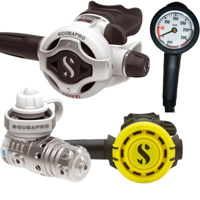  Pack D�tendeur ScubaproMK25 EVO /S 620 TI WHITE + Octo R105 + Mano Compact 