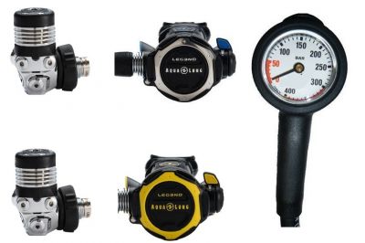 Pack Double D�tendeur Aqualung LEGEND 3 MBS+LEGEND 3 PARTNER +Mano 