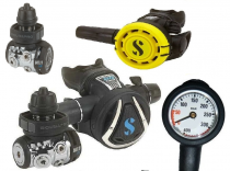 Pack double Détendeur Scubapro MK11 EVO C370 + MK11 EVO R105 Partner + Mano