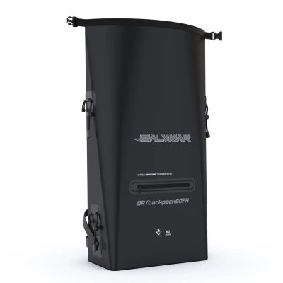 Sac �tanche Salvimar Dry Backpack 60FH � Noir � 60 litres � Id�al chasse sous-marine et apn�e
