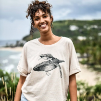 T SHIRT BALEINE ET BALEINEAU BOUFTANG FEMME