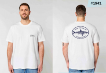 T SHIRT REQUIN BLANC BOUFTANG HOMME